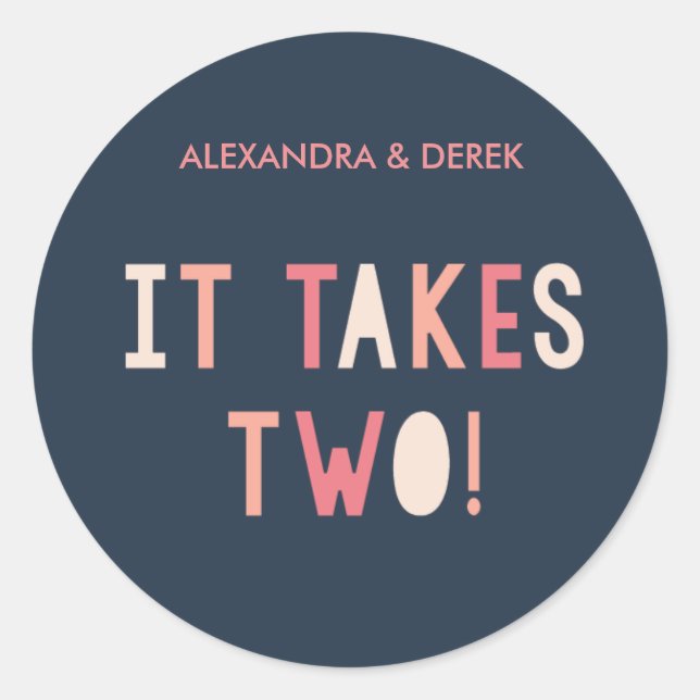 Rond Sticker de ronde de l'effort interarmées // Marine (Devant)