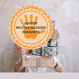 Rond Sticker de sensibilisation MS