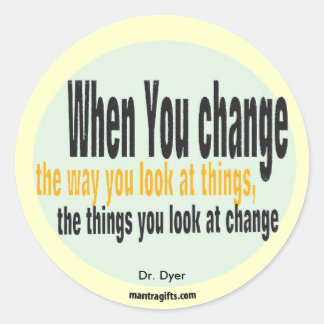 Rond Sticker de soumission Dr Wayne Dyer