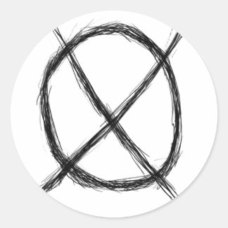 Rond Sticker de symbole de l'opérateur