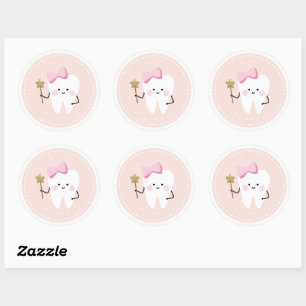 Rond Sticker décoratif rose pour filles de la premièr