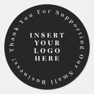 Rond Sticker d'entreprise Merci