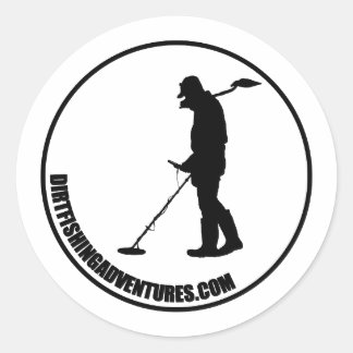 Rond Sticker Dirt Fishing Adventures