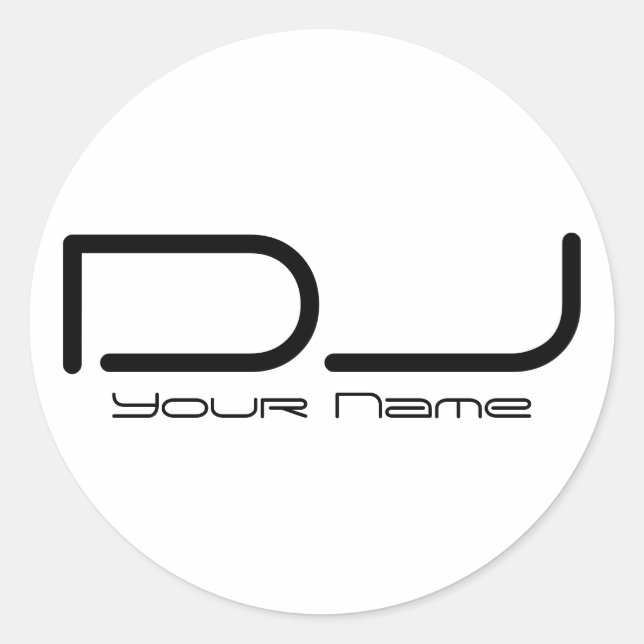 Rond Sticker DJ (Devant)