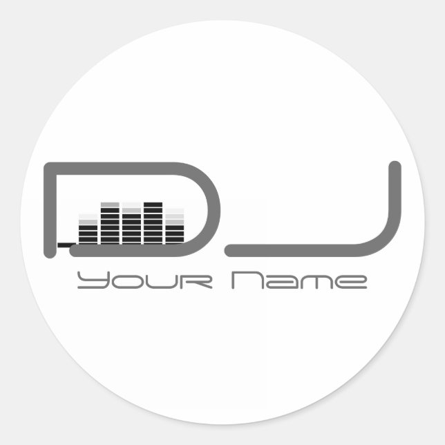 Rond Sticker DJ (Devant)