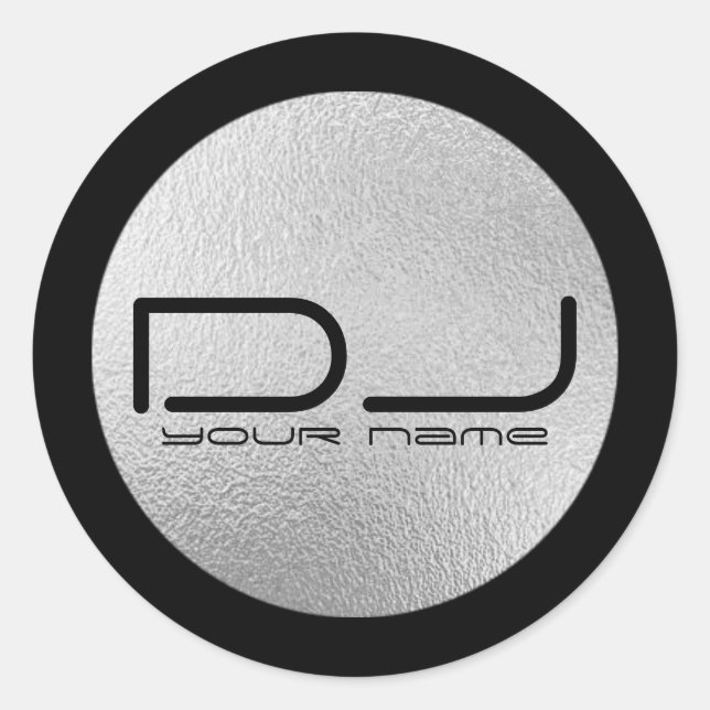 Rond Sticker DJ (Devant)