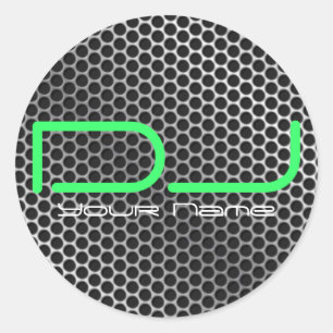 Rond Sticker DJ
