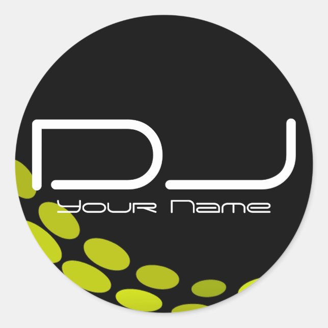 Rond Sticker DJ (Devant)