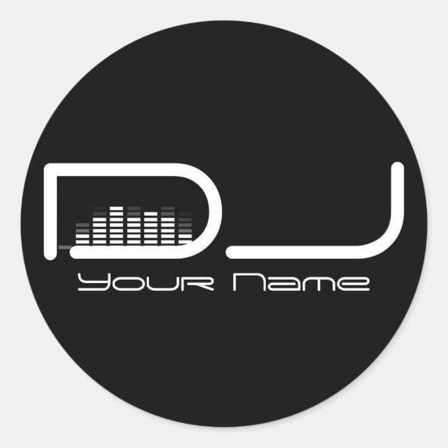 Rond Sticker DJ (Devant)