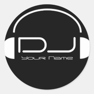 Rond Sticker DJ