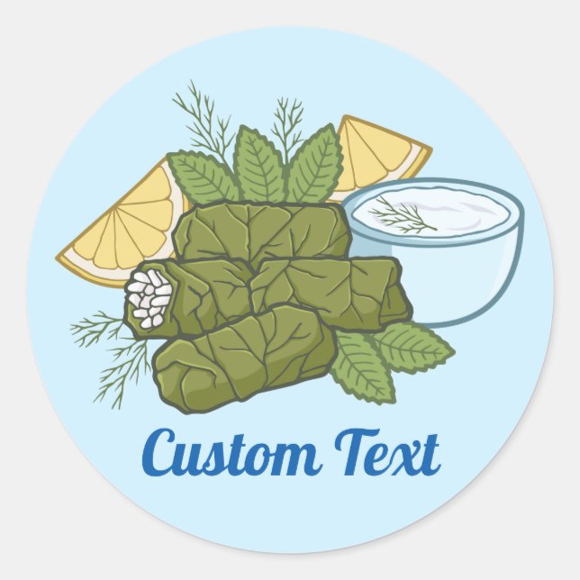 Rond Sticker Dolmadakia (Devant)