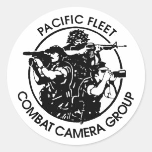 Rond Sticker du Groupe Caméra de combat de la flotte du