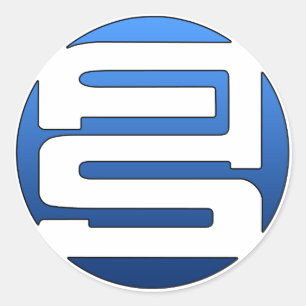 Rond Sticker du logo Alien Shores