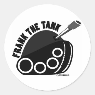 Rond Sticker du logo de la citerne Frank