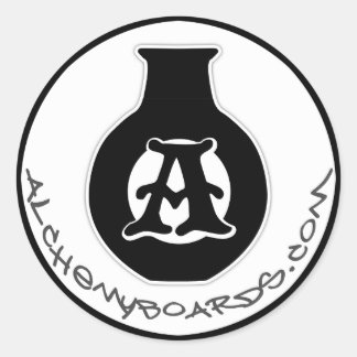 Rond Sticker du logo de l'alchimie