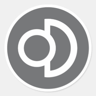 Rond Sticker du logo Deconbrio