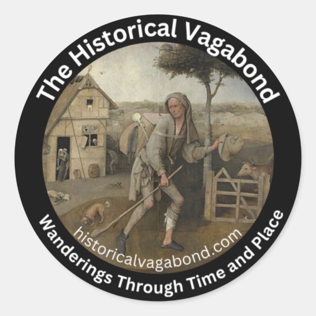 Rond Sticker du logo historique Vagabond (Devant)