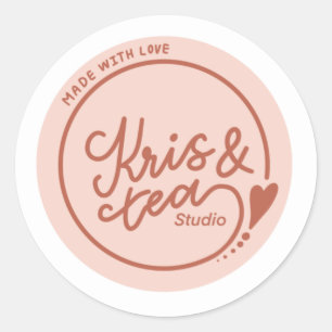 Rond Sticker du logo Kristea