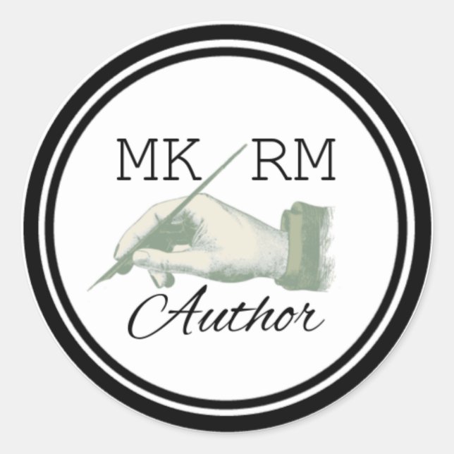 Rond Sticker du logo MKRMAuthor (Devant)