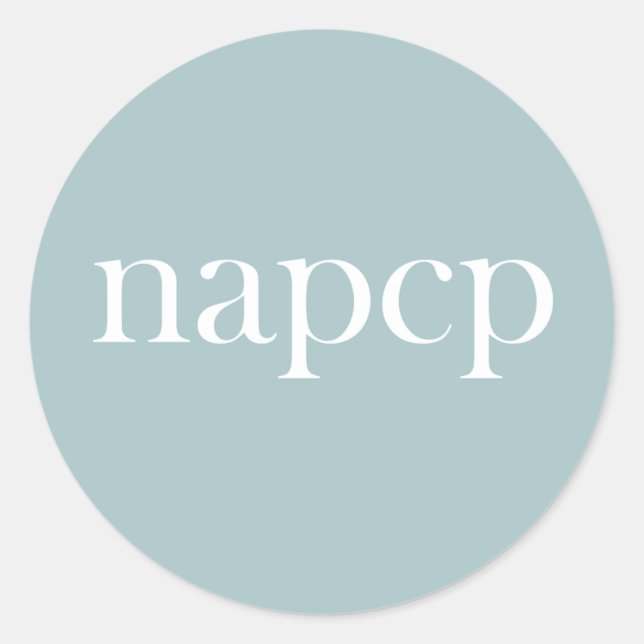 Rond Sticker du logo NAPCP (Devant)