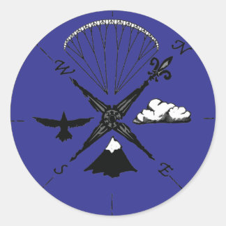 Rond Sticker du logo PG