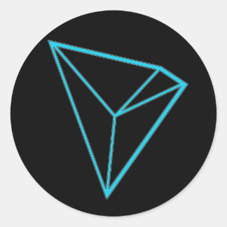 Rond Sticker du logo Tron TRX