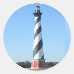 Rond Sticker du phare de Cape Hatteras