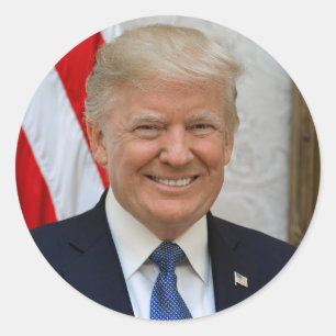 Rond Sticker du président Donald J. Trump