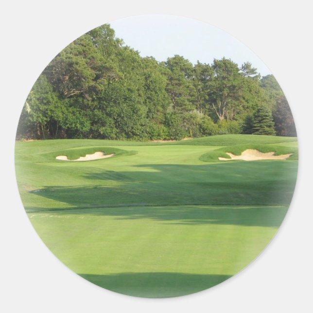 Rond Sticker du terrain de golf (Devant)