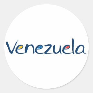 Rond Sticker du Venezuela