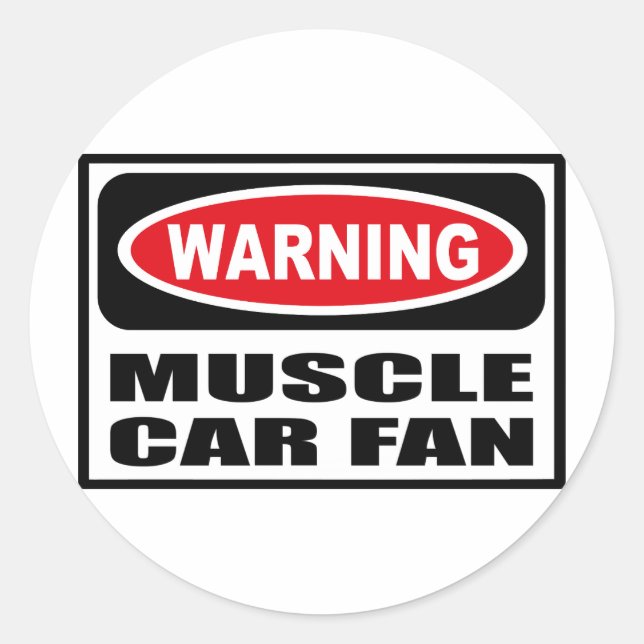 Rond Sticker du VENTILATEUR MUSCLE (Devant)