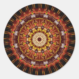 Rond Sticker EarthBurst