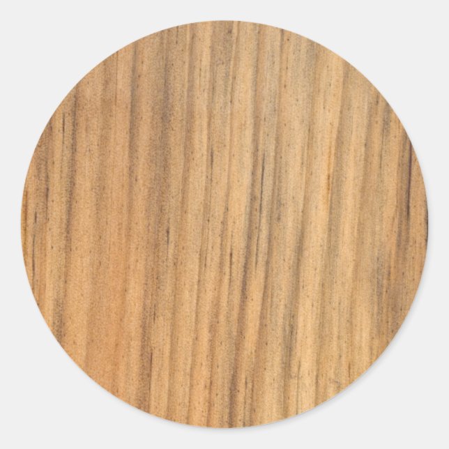 Rond Sticker en bois rustique (Devant)