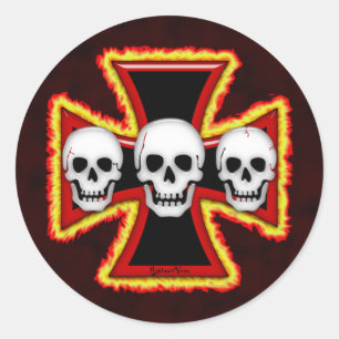 Rond Sticker en fer