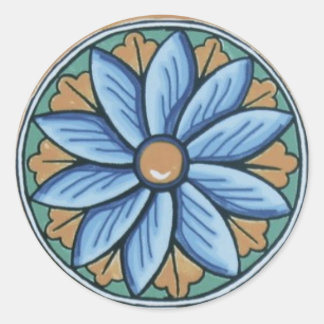 Rond Sticker en mosaïque