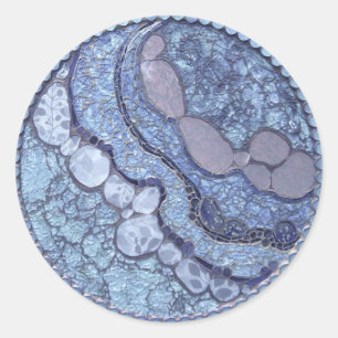 Rond Sticker en mosaïque