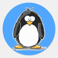 Sticker en pingouin