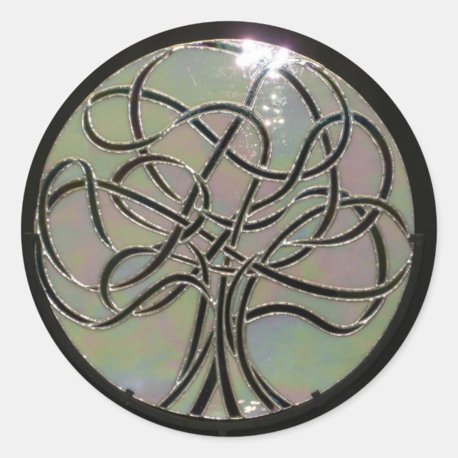 Rond sticker en verre tendu (Lifes Lights) (Devant)