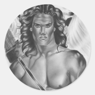 Rond Sticker Eros Angel Love