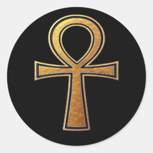 Rond Sticker Eternal Ankh