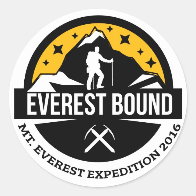 Rond Sticker Everest Bound (Devant)