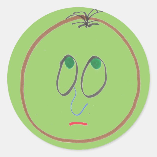 Rond Sticker Faces Funny (Devant)