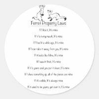 Sticker Ferret Property Laws