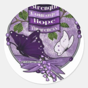 Rond Sticker Fibromyalgie