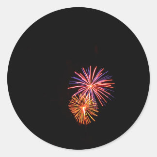 Rond Sticker Fireworks P3621