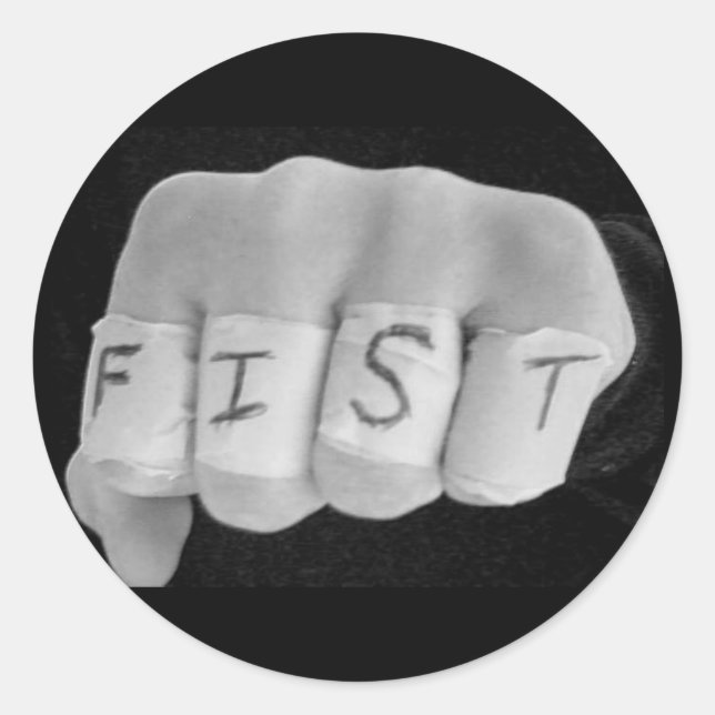 Rond Sticker FIST (Devant)