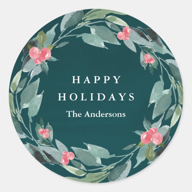 Rond Sticker Floral Joy (Devant)