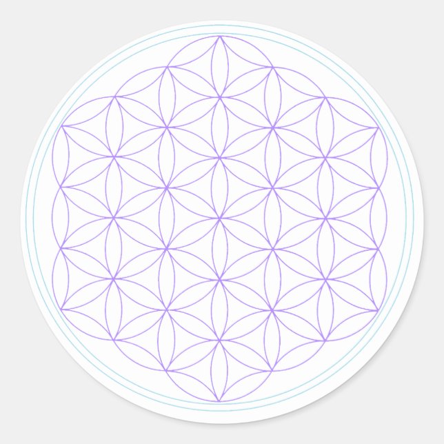 Rond Sticker Flower of Life (Devant)