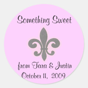 Rond Sticker Fluer di Lis Favoriser