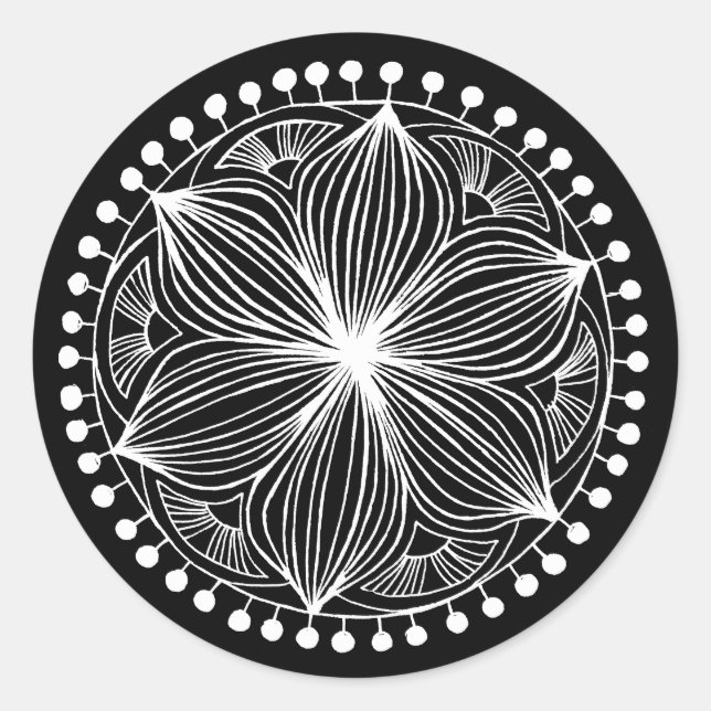 Rond Sticker Frankie Mandala (Devant)